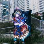 Goku Hooded Blanket