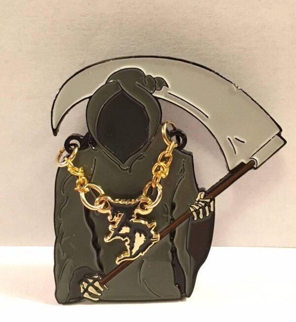 Zeds Dead Grim Reaper Hat Pin -